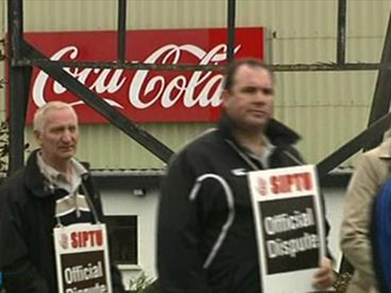 Coca Cola - Workers picketing since Thursday