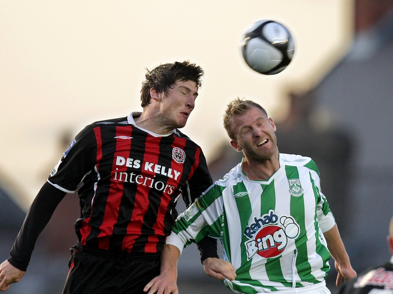 Ken Oman opened the scoring for leaders Bohs in Cork