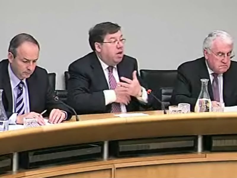 Brian Cowen - Joint Oireachtas Committee on European Affairs