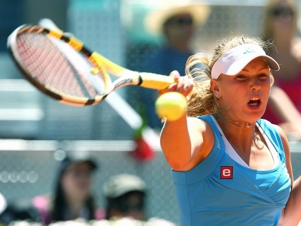 Caroline Wozniacki reached in her first Grand Slam final in front of a paltry crowd of 300 at Flusing Meadows