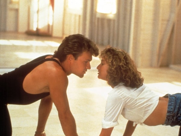 Patrick Swayze with Jennifer Grey in Dirty Dancing