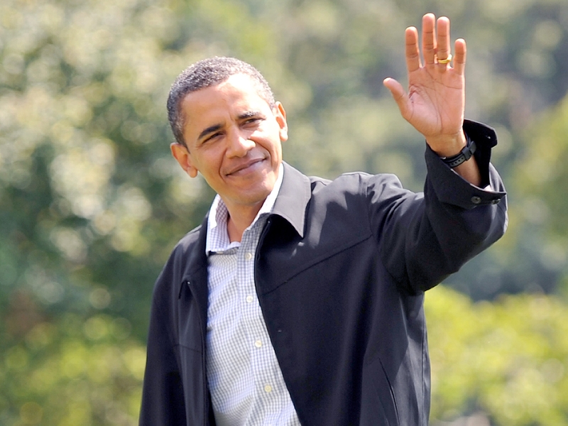 President Obama - quizzed by CNBC reporter