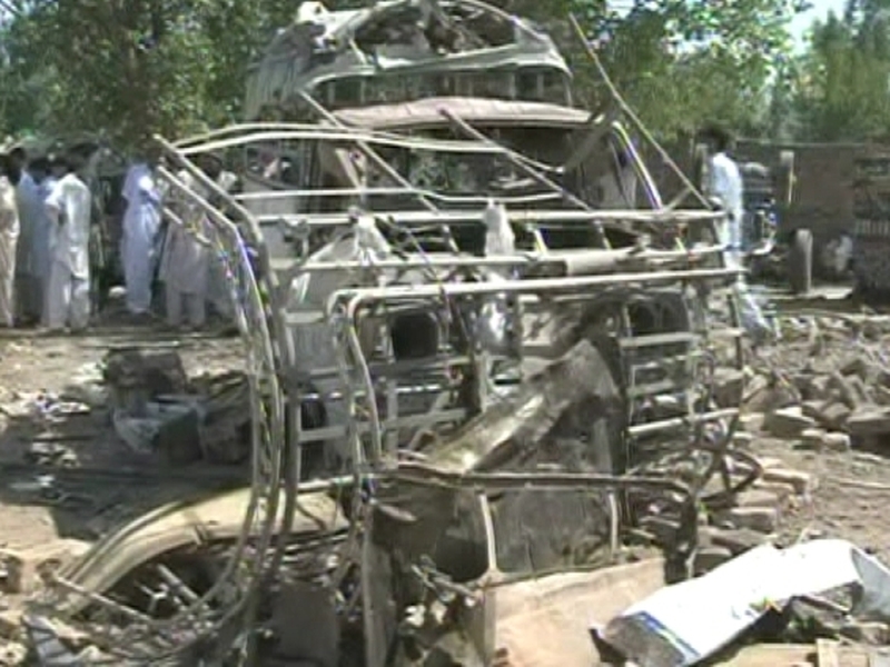 Pakistan - Bomb blast in Kohat