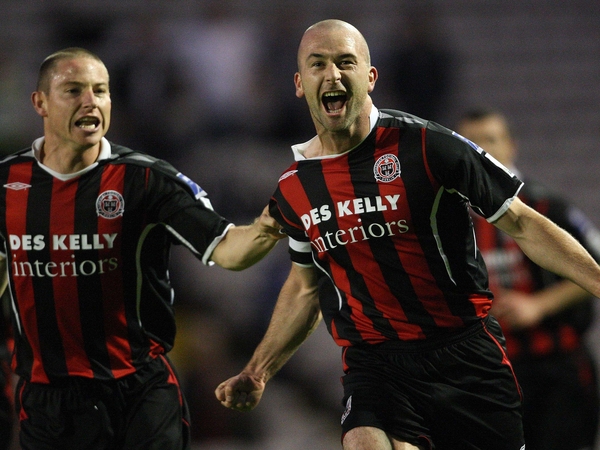 Paul Keegan opened the scoring for the champions