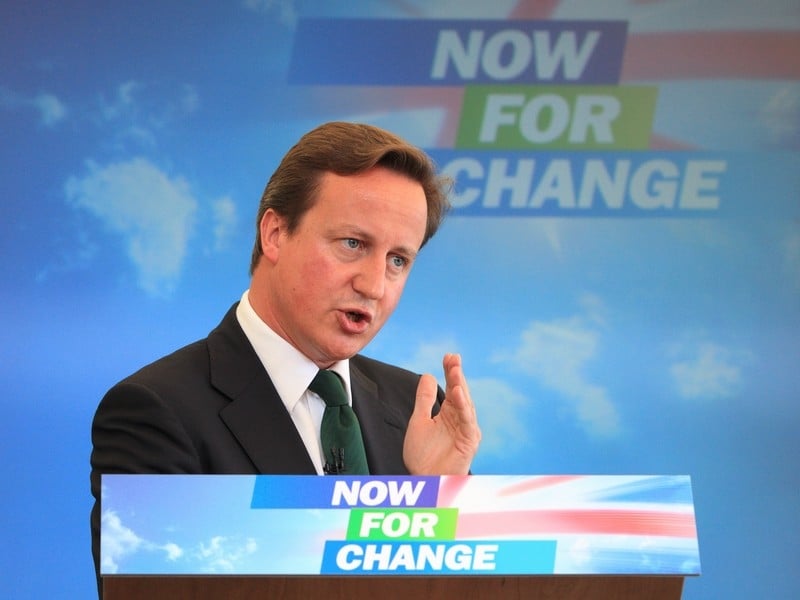 David Cameron - Launched manifesto at Battersea Power Station
