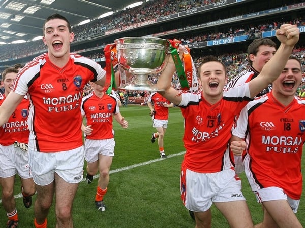 Armagh's jubilant minors celebrate their second All-Ireland win at minor level