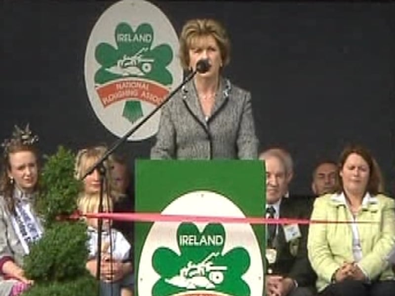 Mary McAleese - Opened event