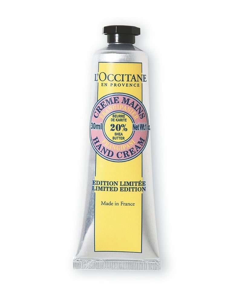 L'Occitane's new Frangipani Limited Edition Hand Cream