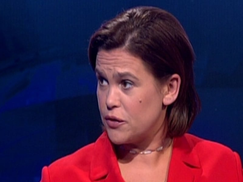 Mary Lou McDonald - Holding advice clinic when attack happened