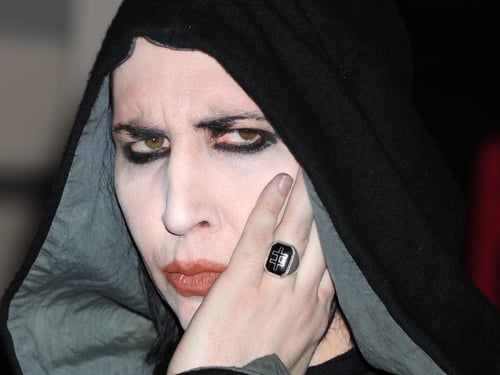 Manson - Goth singer has swine flu