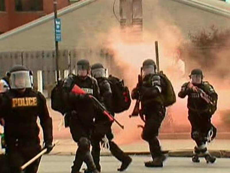 Pittsburgh - Tear gas used to clear protestors
