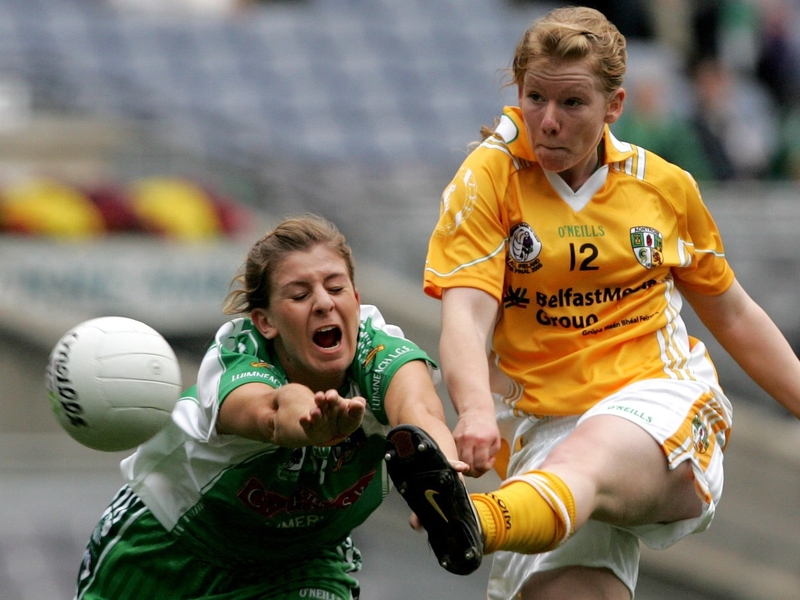 Antrim's Mairead Cooper scored 2-01