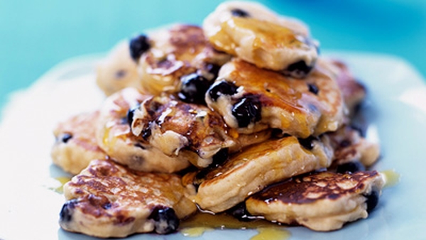 Lemon and Blueberry Pancakes: Kevin Dundon