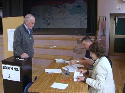 Voting - Polls opened at 7am