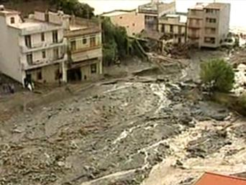 Sicily - Rainstorms washed away floods