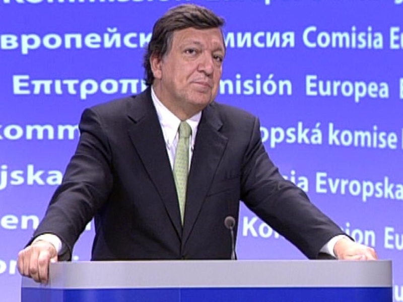 José Manuel Barroso - Guarantees given by Europe to Ireland played a significant role