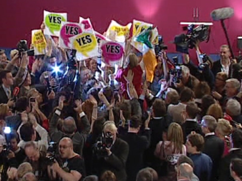 Lisbon Referendum - Ireland votes for Treaty