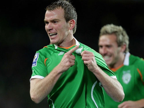 Glenn Whelan scored Ireland's first goal at Croke Park