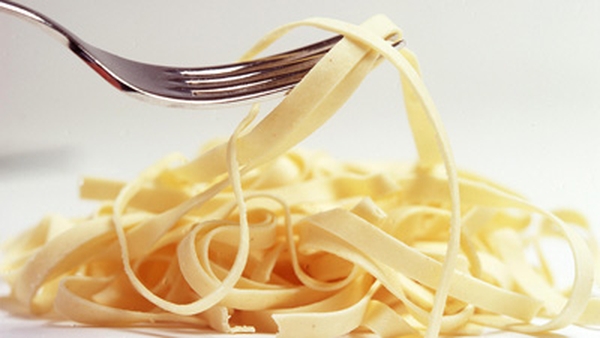Fettuccine with Broccoli, French Beans and Miso Pe