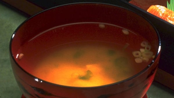 Miso Soup with Tofu and Spring Onion