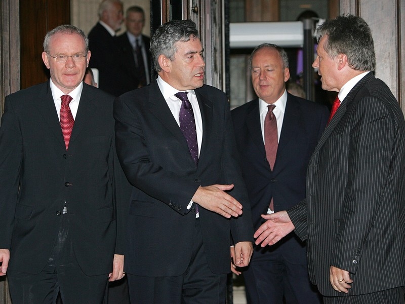 Robinson &amp; McGuinness - Met Gordon Brown this evening