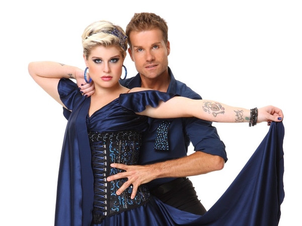 Kelly Osbourne with dance partner Louis Van Amstel
