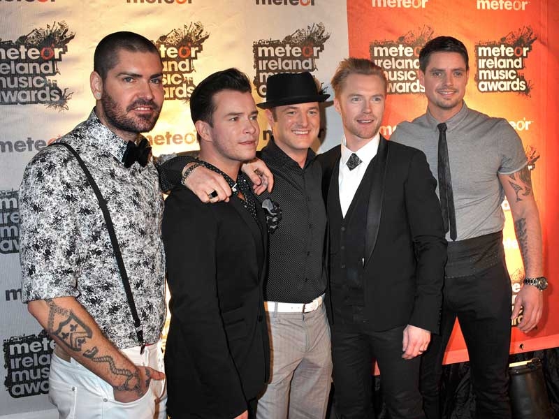 Boyzone - Pictured at the 2009 Meteor Awards