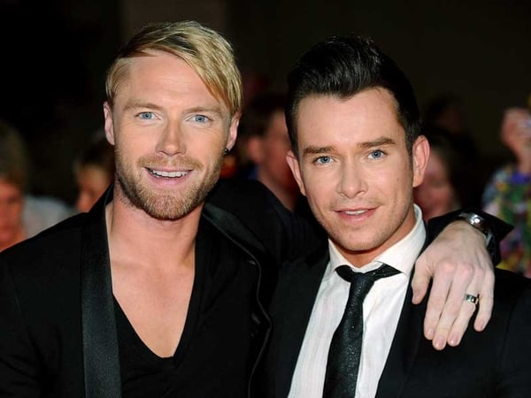 Keating and Gately - Pictured together at an awards ceremony