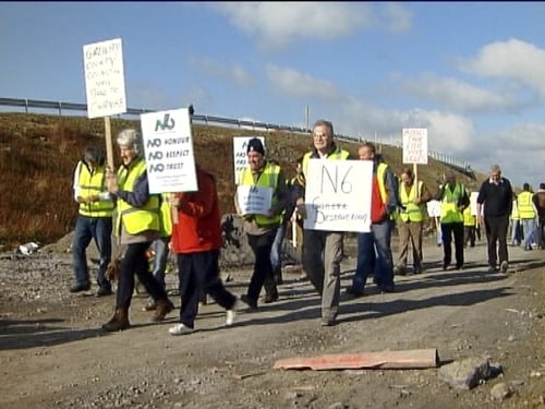M6 - Protest today