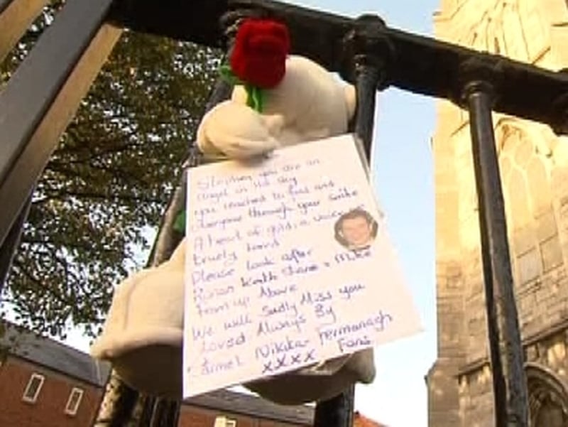 Stephen Gately - Thousands attend funeral mass