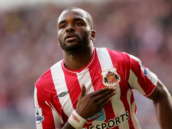 Darren Bent's goal went in off a beach ball