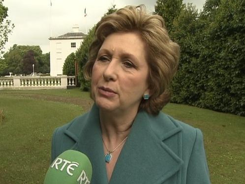 Mary McAleese - Attending conference in Malahide