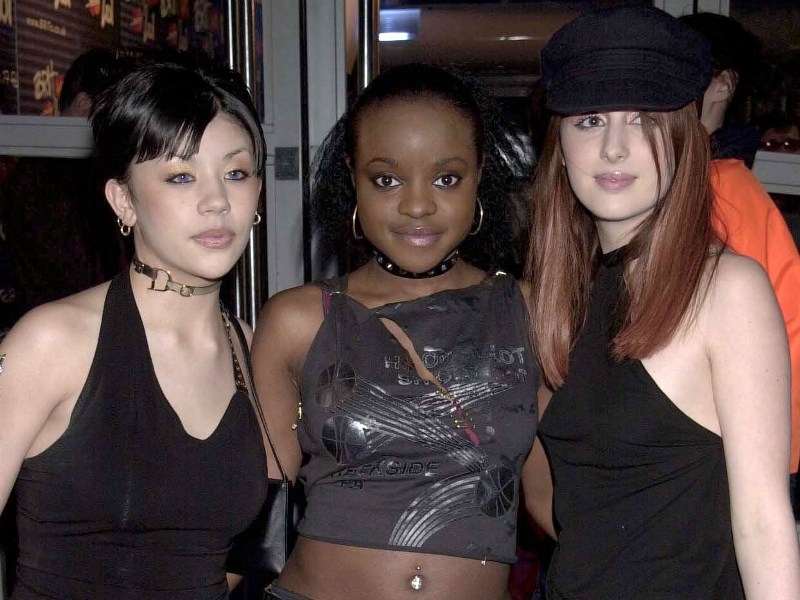 The original line-up pictured in 2001