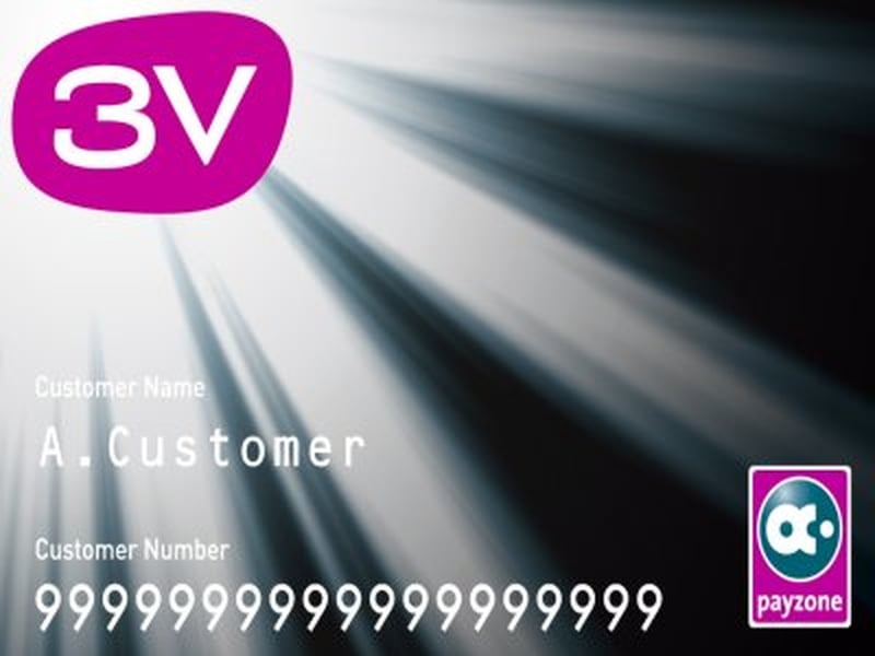 3V voucher - For internet shopping