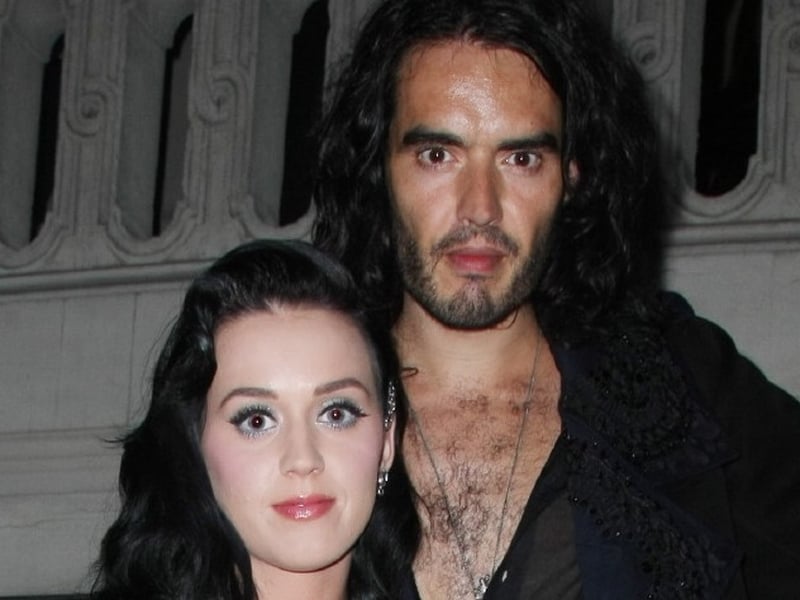 Katy Perry and Russell Brand