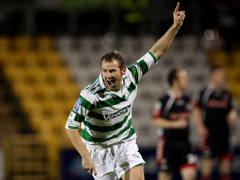 Pat Sullivan scored for the Hoops before being stretchered off at Terryland Park
