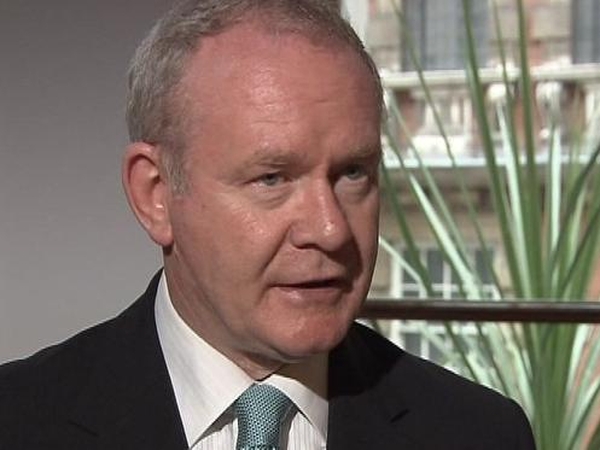 Martin McGuinness - Met Taoiseach in Tullamore