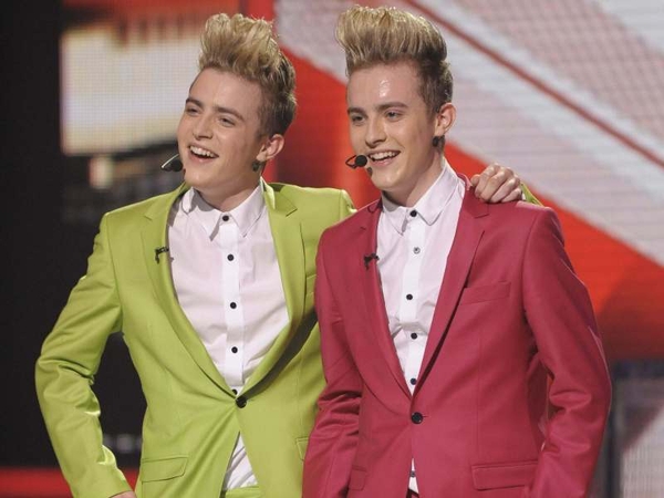 John and Edward Grimes - after Saturday's performance