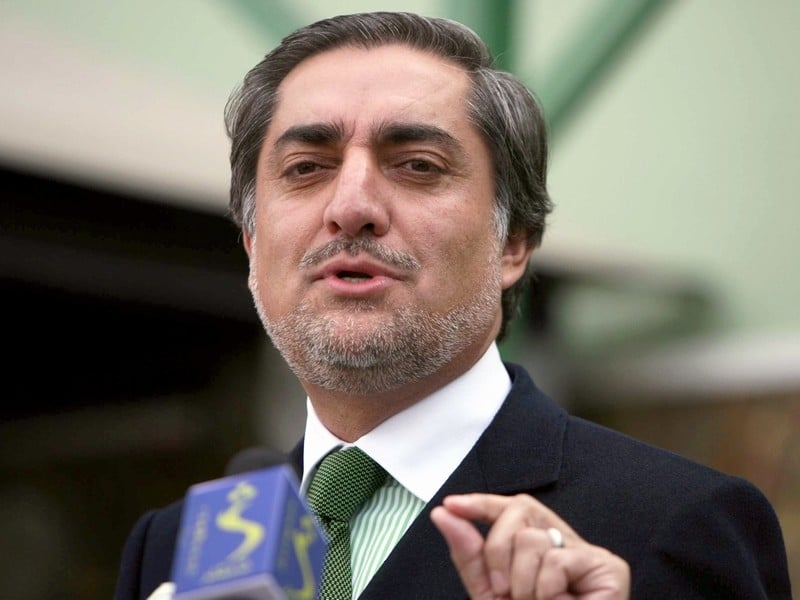 Abdullah Abdullah - Protest at the conduct of Afghan government