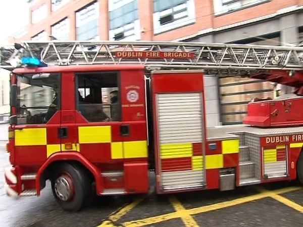 Several units of the Dublin Fire Brigade are attending the scene