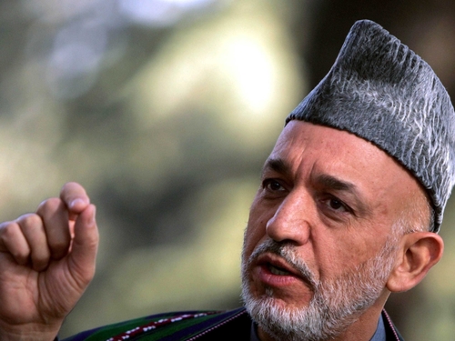Hamid Karzai - Wants peace council