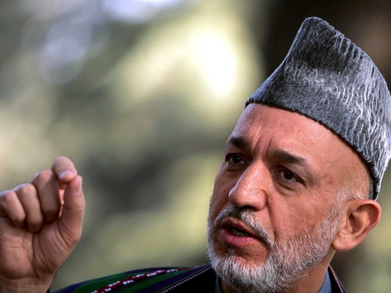 Hamid Karzai - Wants peace council