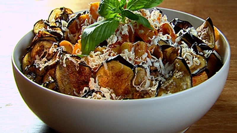 Soon to become a family favourite, Catherine Fulvio's Pasta alla Norma