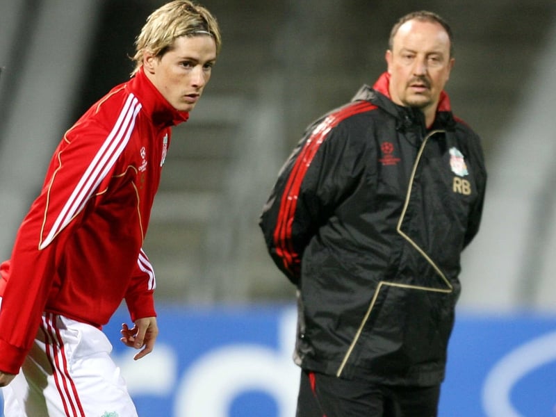 Rafa Benitez and Fernando Torres