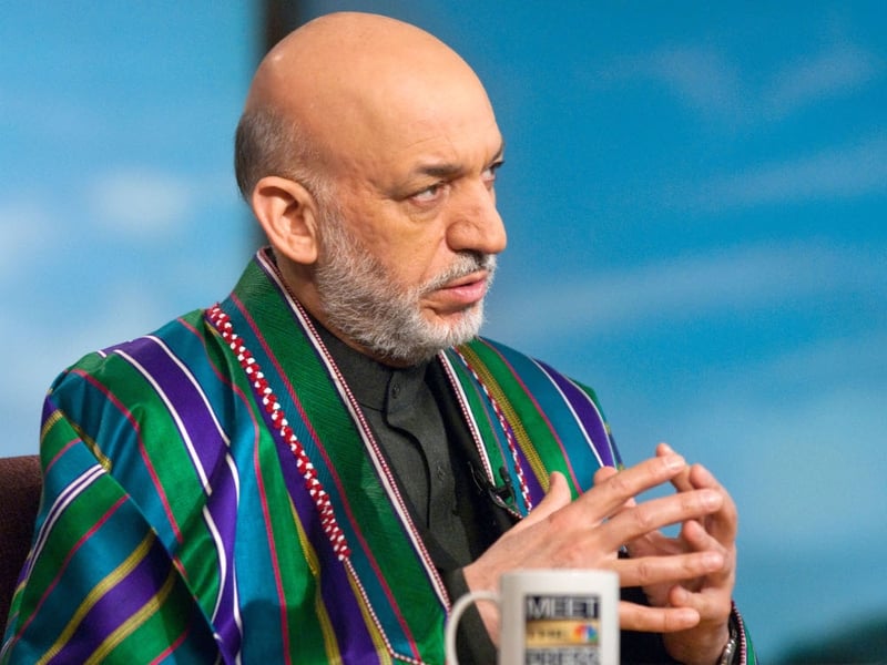 Hamid Karzai - Wants to negotiate a peace settlement