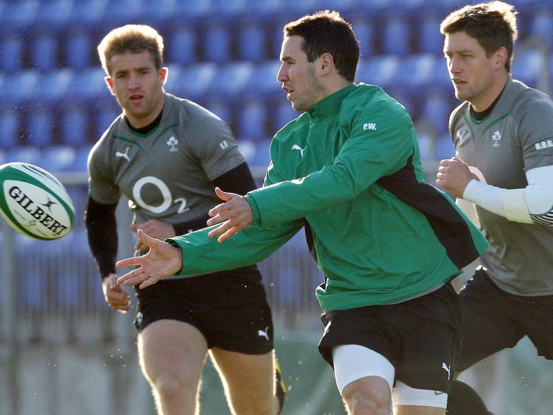 Luke Fitzgerald, Paddy Wallace and Ronan O'Gara will start for Ireland
