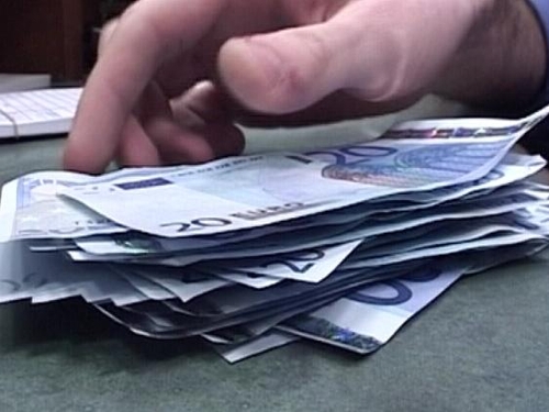 Cash - €7.6m transferred between accounts