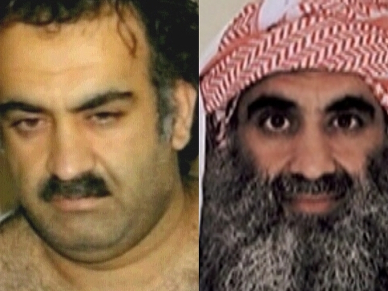 Khalid Sheikh Mohammed - Pictured in 2003 &amp; last July