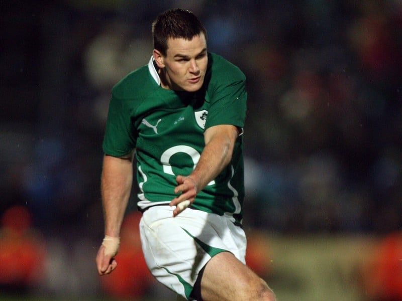 Jonathan Sexton was in typically assured mood with seven from seven with the boot despite the blustery conditions in Ballsbridge