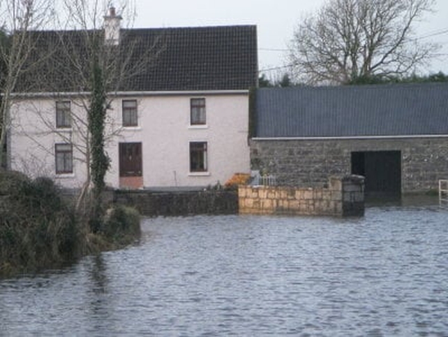 Flooding in Killeely, Kilcolgan, Co Galway - (Credit: Terry Casey)
